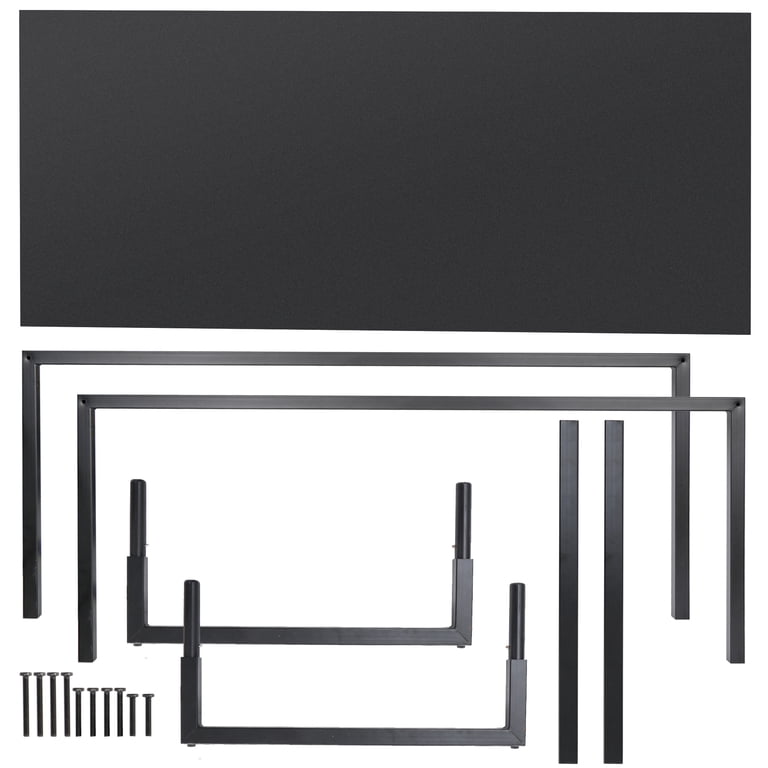 ZENY 47" Computer Desk, Modern Metal Frame & MDF Top photo 4