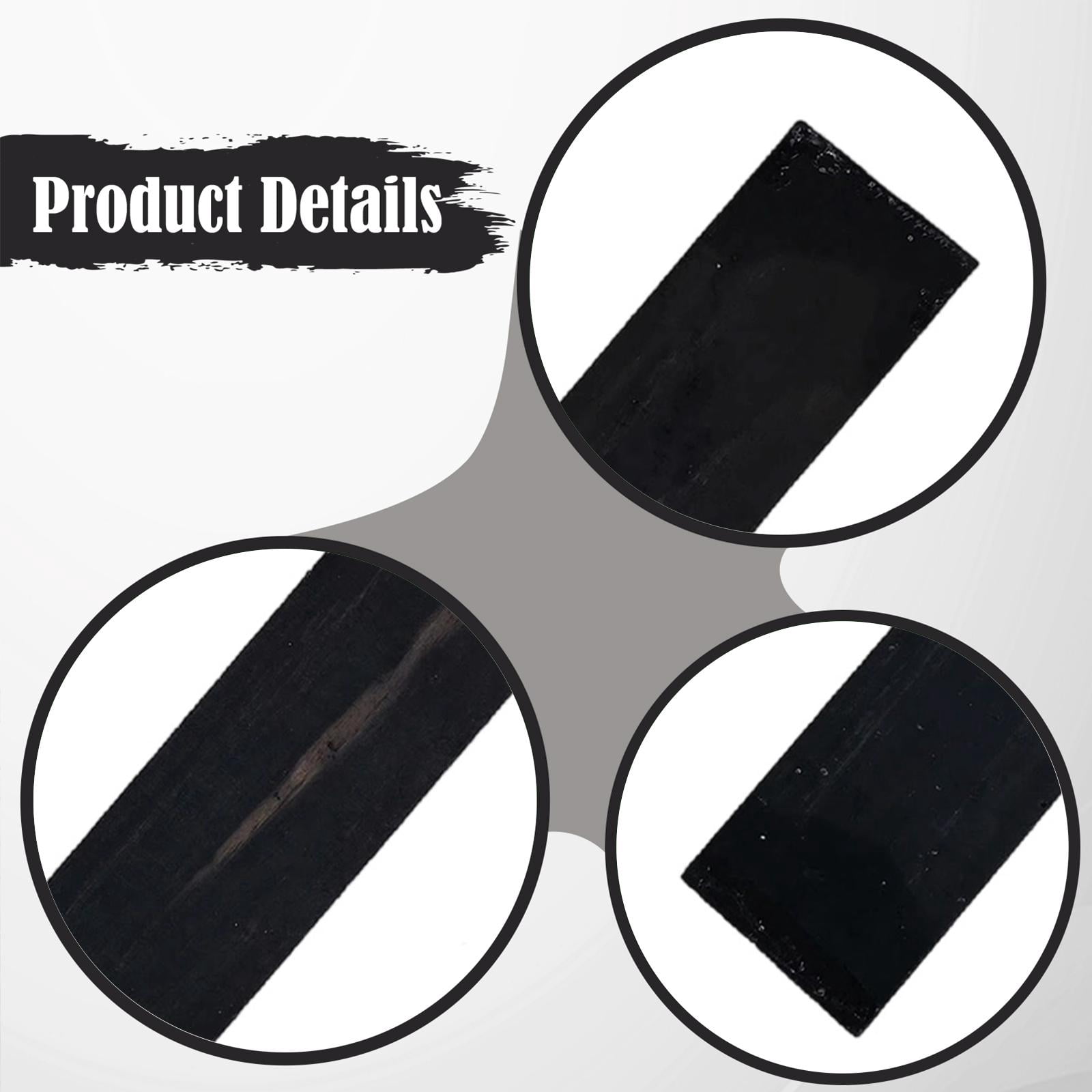 Guitar Fretboard Ebony Replacement Wood Durable Design Suitable for Acoustic Classical Electric Guitar Projects