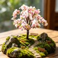thumbnail image 3 of Mixed Miniature Model Trees, Fairy Garden Trees Set for Diorama, Architecture, Train Scenery for Handcrafts, Small Dollhouse Pots Decor Moss Craft Garden Ornament, Diorama Landscape Accessories, 3 of 3