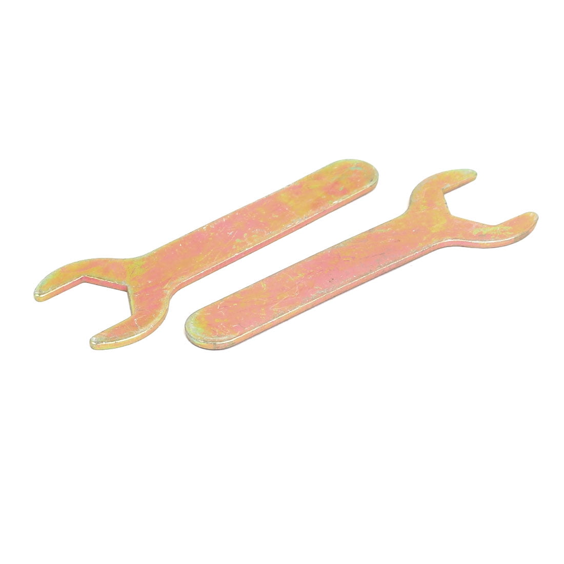 5pcs 17mm Single Ended U-Shaped Open End Wrench Spanner Repair Tool Bronze Tone 