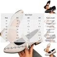 thumbnail image 7 of Eltusu Women Shoes, Pointed Toe Low Heel Fashion Strap Dress Shoes White Size 7.5, 7 of 7