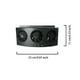 thumbnail image 2 of Riwesomey Ventilador de refrigeración para automóvil 2 velocidades Ajustable Montado Verano Auto Refrigerador interior Desodorización Ventilador de Paneles de instrumentos para automóviles Negro Riwesomey VI016028-01B, 2 of 6