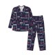 thumbnail image 1 of Balery Nautical Style Sailboat Pijama para Hombre de Dos Piezas con Manga Larga, Conjunto de Dormir y Descanso Suave con Bolsillos-XX-Large, 1 of 7