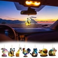 thumbnail image 6 of Stained Church Glass Style Animal Acrylic Pendant Hanging Decoration, Holiday Ambience Decoration Christmas Tree Car Rearview Mirror Decoration, 6 of 6