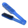 thumbnail image 3 of Cepillo de Pelo Portátil Con Cerdas de Doble Cara, Abrazadera Aniestática, Cepillo para El Cabello, Peluquería, Alisador de Pelo, Resistente al Calor, Cerdas en Forma de V,, 3 of 7
