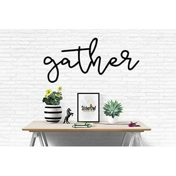 Gather Family Words Quote Home Decor Vinyl Wall Art Stickers Decals Graphics
