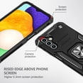 thumbnail image 4 of Samsung Galaxy A13 5G Case, Circlemalls Ring Stand Shockproof Cover+Screen Protector-Black, 4 of 8