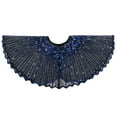 thumbnail image 4 of VUPSGEZ Women's 1920S Shawl Beaded Sequin Deco Evening Cape Bolero Flapper Cover Up (Blue,One Size), 4 of 4