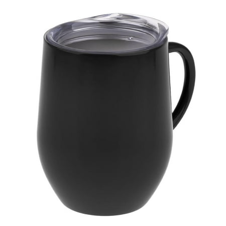 

Insulated mug Stainless Steel Tumbler Cup with Handle Black