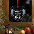 thumbnail image 3 of Adornos conmemorativos para papá - Regalos de condolencias navideñas para un padre fallecido - Ideas de regalos, adornos conmemorativos - Adornos acrílicos para árbol de Navidad, 3 of 5