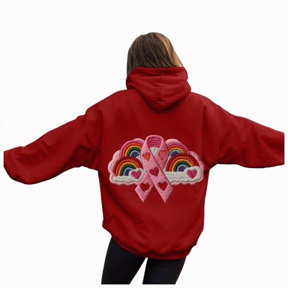 Godom Womens Casual Hoodies Crew Neck Long Sleeve Sweatshirts with Pocket Lightweight Pullover Top Size S-3XL