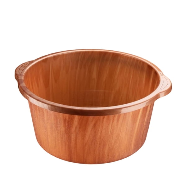 Lavabo para pies, bañera para remojo de pies con protuberancias de masaje, grueso, portátil, ligero, grande, para el hogar, para lavar los pies