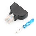thumbnail image 4 of 2Pcs RJ45 Male Plug to 8 Pin AV Screw Terminal Adapter Block Converter Connector CCTV Easy to Install Great for CCTV Camera Simply & Professional Appearance for Cabling, 4 of 7