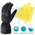 thumbnail image 4 of Winter Sports Skiing Gloves Touchscreen Heated Gloves for Hiking Cycling Battery Winter Sports for Men and Women, 4 of 5