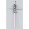thumbnail image 1 of 6 Pouces GIRL Croix Rose Nouveau Bébé Nourrisson Baptême Douche Cadeau, 1 of 3