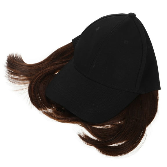 TABLETREANDS Comfortable Fit Hat With Attached Wig For Unwashed Hair 29.00X24.00X16.00Cm 1Pcs