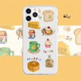 thumbnail image 3 of Clmj Cheesecake Bread Ice Cream Omelette Food Phone Case For iPhone 11 12 13 Pro XS XR For Samsung Galaxy S22 S21 Silicone Cover, 3 of 6