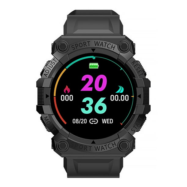 Pulsera inteligente Reloj deportivo para dormir Podómetro TPU Detector de presión arterial de frecuencia cardíaca, Negro seitruly EL003389-01B