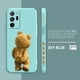 thumbnail image 3 of Case For Samsung Galaxy A30 A20S A10S A14 Note 20 10 9 Pro Plus Lite Ultra 4G 5G Liquid silicone Case Cute T-Teddy Bear, 3 of 5
