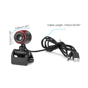 Tmalltide HD 1080P Webcam, USB Computer Web Camera with Microphone, Plug and Play, Auto Focus