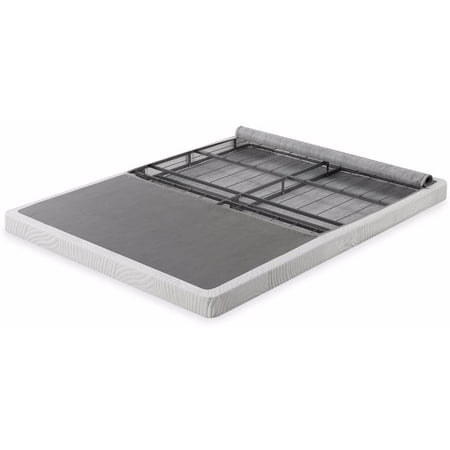 Zinus Jayanna 4 Inch Bifold Box Spring Mattress Foundation Zero Assembly Sturdy Metal Structure Low Profile California King Walmart Com Walmart Com