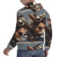 thumbnail image 6 of Wukai Steampunk Squirrel Pilot Print Men Hoodies Fleece Sweatshirts Long Sleeve Sweaters Pullover Fall Outfits Winter Clothes-Small, 6 of 7
