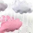 thumbnail image 2 of Baby bed mobile 3D cloud baby wind chime nursery girl crib bed clock, 2 of 5