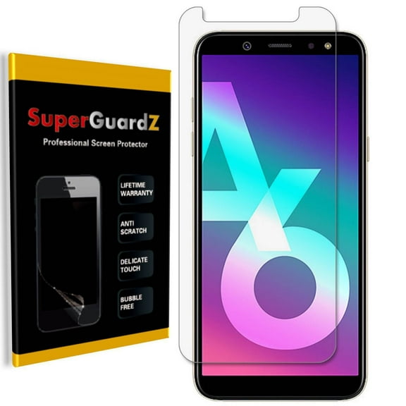 [8-Pack] For Samsung Galaxy A6 (2018) SuperGuardZ Screen Protector, Ultra Clear, Anti-Scratch, Anti-Bubble