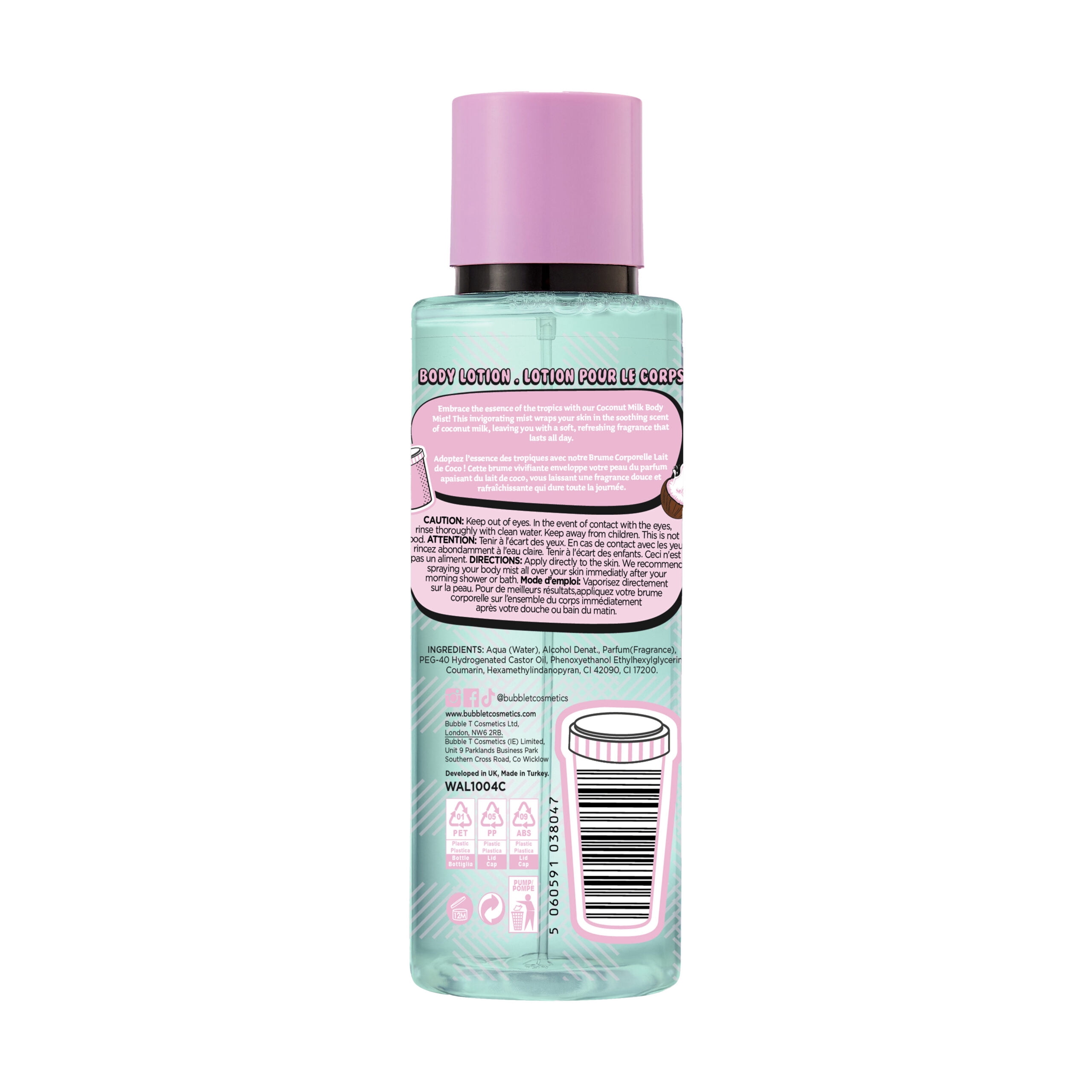 BOBA Body Spray Coconut Milk