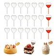 thumbnail image 2 of 100 Piece Paper Cupcake and Jam Dropper Decoration Set, Plastic Eye Dropper, Dessert Pipette (Heart-Shaped), 2 of 8