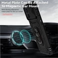 thumbnail image 5 of Estuche GANGXUN para iPhone 12 Pro, soporte giratorio 360°, estilo mecánico y magnético, 5 of 5
