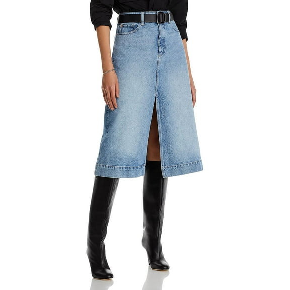 DL1961 womens  Alma Skirt, 26, Blue