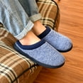 thumbnail image 2 of LORDFON Mens House Slipper Memory Foam Warm Winter Indoor Slippers for Men with Non Slip Sole, 2 of 7