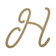 thumbnail image 1 of Wooden Letter Unfinished, Ariana Font, Craft Cutout, 1 of 3