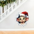 thumbnail image 4 of JIhuahe Christmas Wall Stickers - Creative Wall-Breaking Art for Home Decoration, Ideal for Bedroom, Living Room, Entryway, Self-Adhesive Holiday Decor for Indoor Walls, 4 of 7