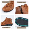 thumbnail image 3 of Ecetana Women Winter Snow Boots Side Zipper Leather Ankle Booties Comfortable Non-Slip Shoes, 3 of 5