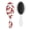 White-325, variant on Nautical Crab Hair Brush Featuring Vintage and Colorful Tropical Sea Life Patterns, Marine Ocean Beach and Sea Life Design Paddle Brush