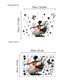 thumbnail image 3 of Adhesivos de pared de PVC con forma de bailarina de ballet, mariposa negra, 40 x 60 cm, 3 of 3