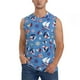 thumbnail image 1 of Fotbe Colorful Sailing Ship Men's Camiseta sin Mangas Estampada para Hombres, Playera Casual para Gimnasio, Entrenamiento, Playa-XX-Large, 1 of 7