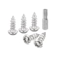 thumbnail image 1 of 30pack M6 x 12mm Button Head Torx Security Sheet Metal Screws with T30 Bit, 1 of 6
