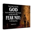 thumbnail image 4 of Scripture Walls Isaiah 41:13 Fear Not Bible Verse Canvas Christian Wall Art Ready to Hang Unframed, 4 of 7