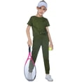 thumbnail image 5 of Arshiner Girls 2 Pieces Cute Outfits Tracksuits Jogger Suits Sweatsuits Lounge Set, 5 of 8