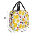 thumbnail image 2 of Pofeuu Strawberry Lemon Print Lunch Bag Lunch Box Large Capacity Insulated Lunch Bag for Adult, Leakproof Reusable Lunch Tote Bags for Work, 2 of 5