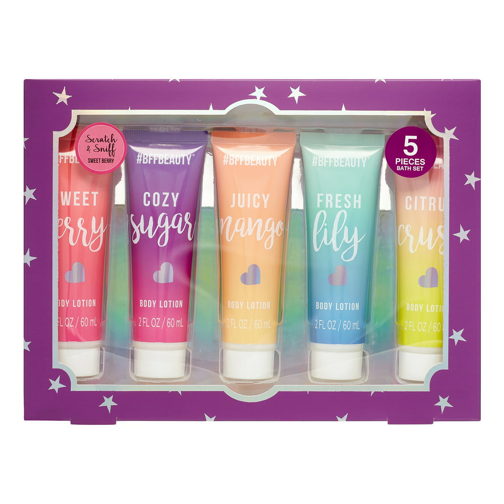 BFF Beauty Scented Body Lotion Gift Set, 5 count Walmart