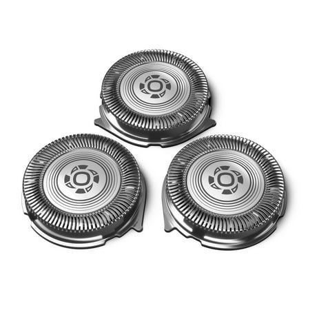 Philips Norelco Shaving Heads for Shaver Series 3000, 2000, 1000 and Click & Style, SH30/52 - Silver