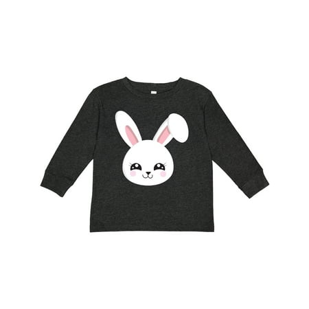

Inktastic Cute Bunny White Bunny Little Bunny Rabbit Gift Toddler Boy or Toddler Girl Long Sleeve T-Shirt