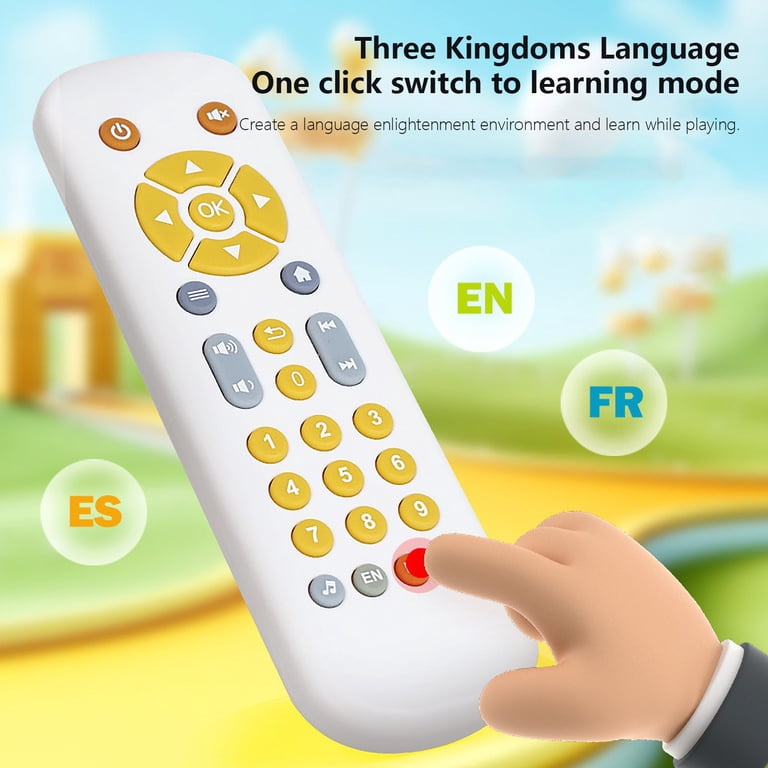 Remote Make Baby Baby Remote Control Toy, Realistic Toddler TV Remote Toy With Light ...
