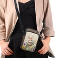 thumbnail image 4 of HELLHERO Flower with Zipper Women Shoulder Bag Lightweight for Outdoor Travel Daily Use, 4 of 7