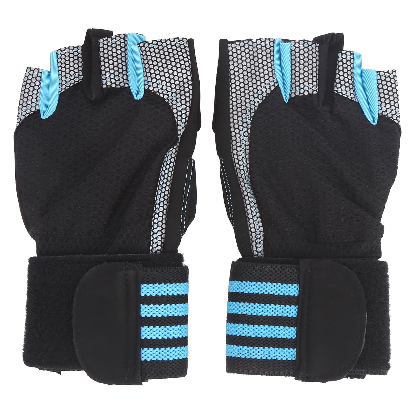 Guantes De Ciclismo De Medio Dedo - Antideslizantes, Con Amortiguación De Silicona, Transpirables