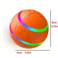 thumbnail image 5 of 1pc Electric Automatic Rolling LED Ball Toy, Durable Dog Chew Ball Toy Pet Grinding, 5 of 5